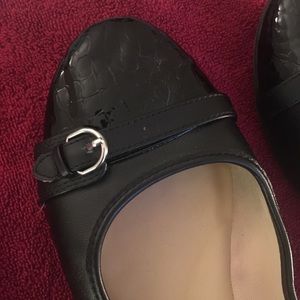 Faded Glory flats USED, Black size 11